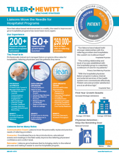 Liaisons Move the Needle for Hospitalist Programs Fact Sheet